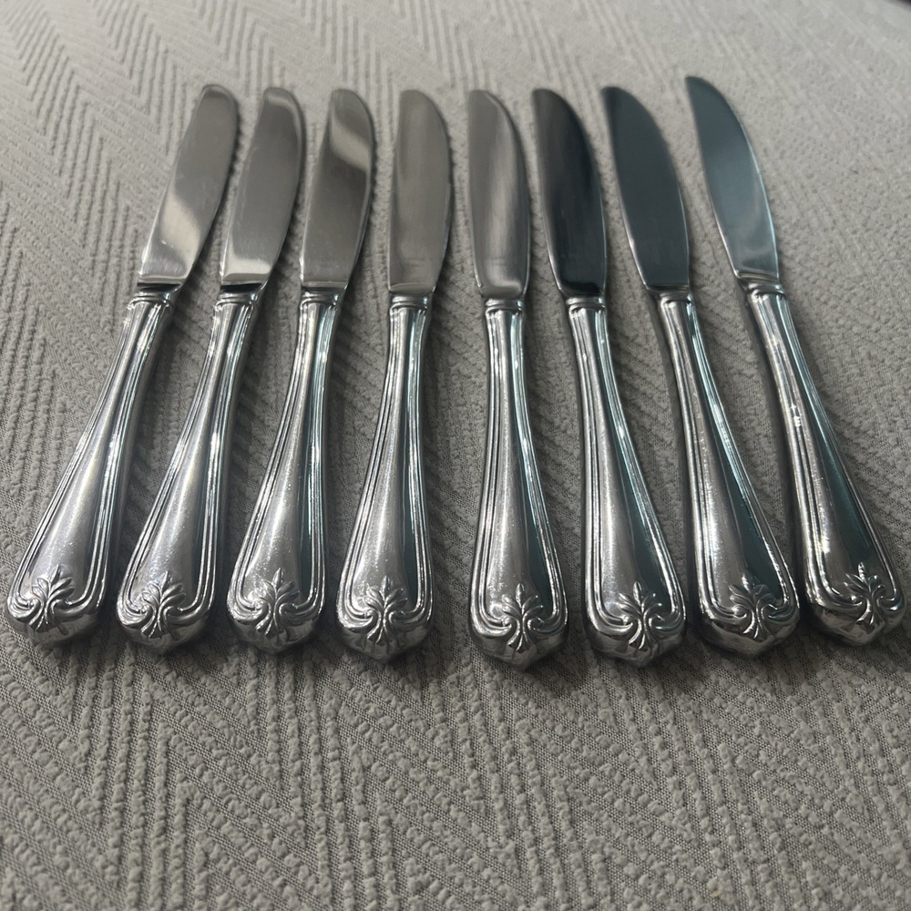 Lenox BUTLER'S GOURMET SALAD FORKS 18/8 Stainless Glossy 9.25"-8